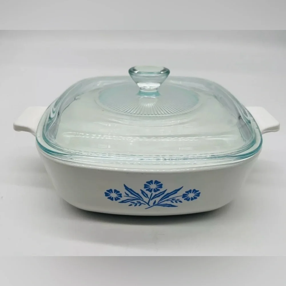 RARE 1 Quart Corning Ware P-1-B - Ribbed 37 Pyrex A 7C A Lid EXCELLENT CONDITION